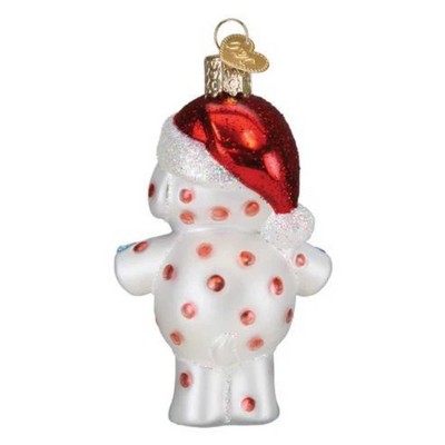 Old World Christmas Spotted Elephant Glass Hanging Ornament