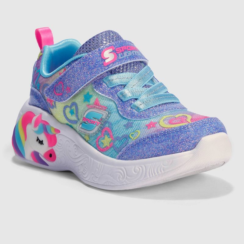 S Sport By Skechers Toddler Lissa Sneakers - Periwinkle Blue, 6 of 7