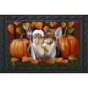 Briarwood Lane Fall Thanksgiving Doormat 30x18 Indoor Outdoor Thankful Chipmunks For Thanksgiving Doormat - 2 of 4