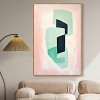Art Remedy Jade with Magnets Contemporary Shapes Abstract Wall Art Framed - 2 of 4