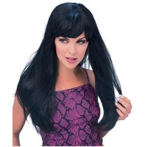 Rubies Glamour Wig - Black - 1 of 1