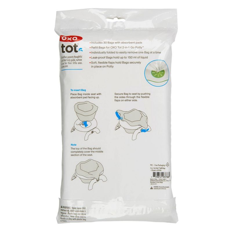 OXO Tot Go Potty Replacement Bags - 30pk, 2 of 3