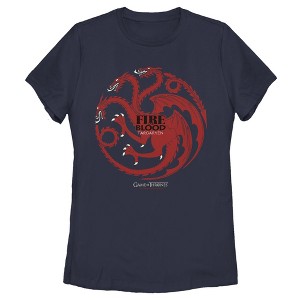 Women's Game of Thrones Targaryen Dragon Banner T-Shirt - 1 of 4