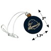 Monmouth University Official Hawks Logo Mini Small Tiny Wood Christmas Tree Holiday Ornament - 4 of 4