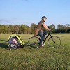 Cyclic Double 2 Seat Kids' Bike Trailer - Gray/Green - 4 of 4