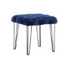 Kylie Square Ottoman Stool - Linon - 2 of 4