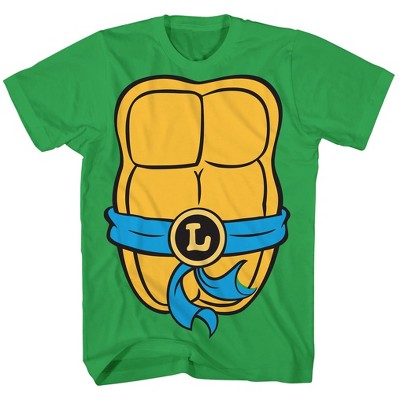 Seven Times Six Teenage Mutant Ninja Turtles Shirt Boy's Leonardo Short Sleeve Costume Top Green