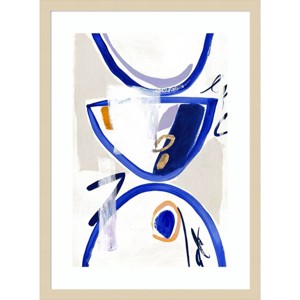 Amanti Art 19"x25" Reunion by Sozi: Modern Style Lithograph, Hardwood Frame, Wire Mount - 1 of 4