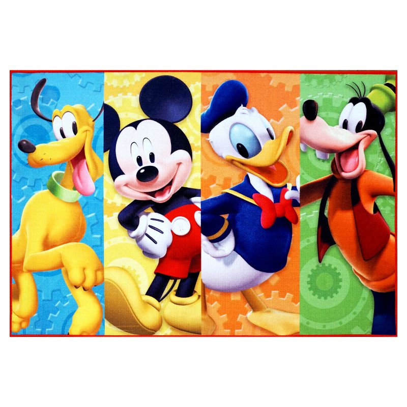 5&#39;x7&#39; Mickey Mouse &#38; Friends Kids&#39; Rug, 1 of 7
