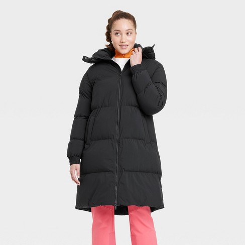 Black puffer best sale jacket target