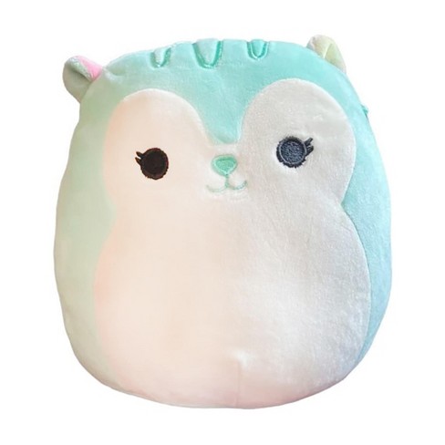 Squishmallow Kellytoy Santiago The Squirrel Blue Teal 8 2021 NWT NEW ...