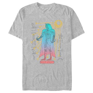 Men's Marvel: Moon Knight Colorful Egyptian Portrait T-Shirt - 1 of 4