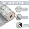 Modern Abstract Area Rug – Washable, Low Pile, Stain-Resistant, Non-Slip Striped Carpet for Bedroom or Living Room - 4 of 4