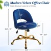 Karl Home | 23 inch Task Chair Office Desk Chair Make Up Chair With Wheels - 2 of 4
