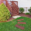 Flexon Rubber Railroad Tie Decorative Lawn and Garden Stepping Stone - Set of 3 - image 3 of 4