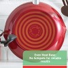 T-fal 2pc Frying Pan Set, Simply Cook Nonstick Cookware Red - 3 of 4