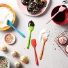 Gourmanity Cook Heat Resistant, Nonstick Safe, Silicone Spatula Set  – Set of 4 (10.8" x 2") - 4 of 4