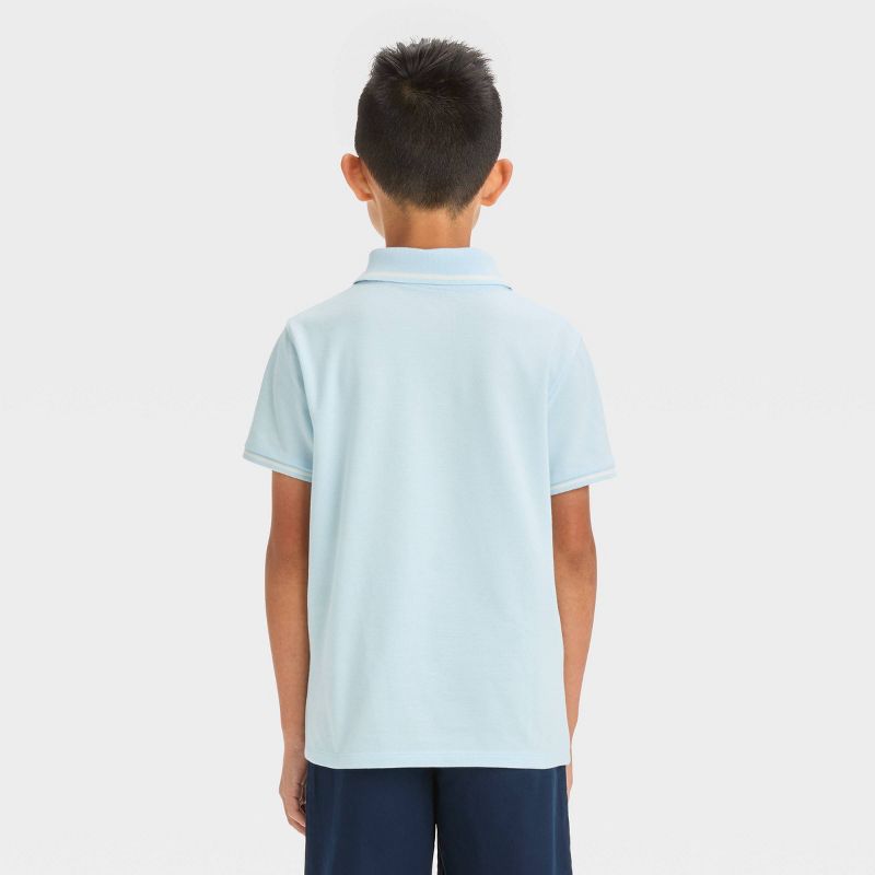 Boys' Short Sleeve Tipping Polo Shirt - Cat & Jack™, 3 of 5