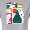 Women's - Coca-Cola - Christmas Tree Polar Bears Cropped Graphic T-Shirt - 2 of 4