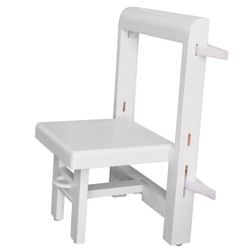 Photos - Ladder Busy Kids Fold N Store Step Stool - White