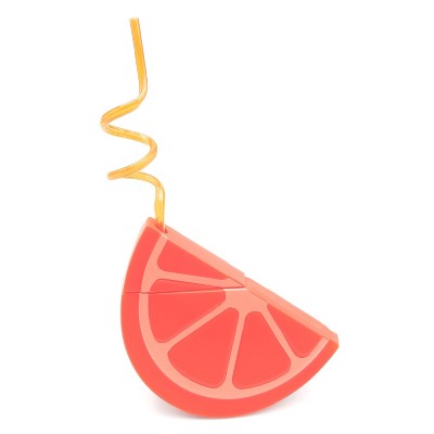 9.97 fl oz Novelty Straw Cups Red Slice - Bullseye's Playground™