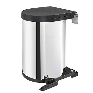 Rev-A-Shelf 15 L Pivot Out Under Sink Trash Can Stainless Steel, 8-010314-15 - 1 of 4