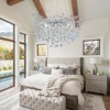 CityFurn 10-Light 30" Modern Tree Branches Luxury Crystal Round Chandelier - 4 of 4