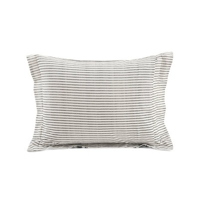 King Black and Cream Cotton Reversible Duvet Cover Set