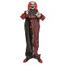 6 Ft. Animated Standing Double-Head Pop-Up Clown Halloween Decoration - 2 of 2
