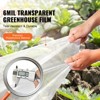 VEVOR Greenhouse Plastic Sheeting 12 x 50 ft, 6 Mil Thickness Clear Greenhouse Film, Polyethylene Film 4 Year UV Resistant, for Gardening, Farming - 3 of 4