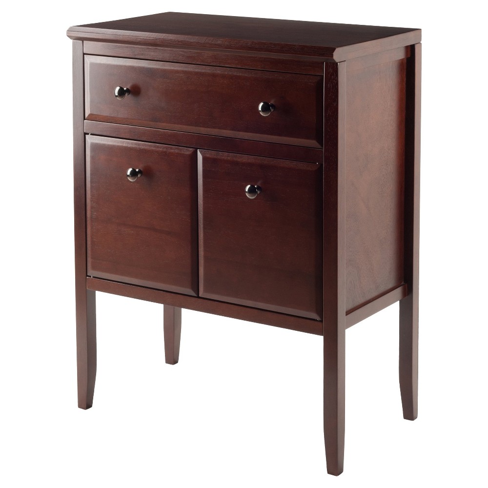 Orleans Modular Buffet with Drawer &amp; Cabinet Wood/Dark Cappuccino - Winsome