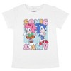 Seven Times Six Sonic The Hedgehog Girls' Amy Rose And Sonic Youth Video Game T-Shirt White - 2 of 4