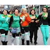4E's Novelty St. Patrick's Day Beads Necklace with Shot Glasses Design - Pack of 12, Transparent Green, Ideal for Irish-Themed Parties and Costumes - 2 of 3