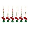 Melrose Sleigh Bell Drop Ornament (Set of 6) - 2 of 2