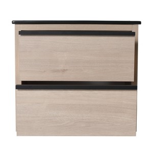 Vynxaria 24-Inch Bathroom Vanity with White Ceramic Top and 2 Soft Close Drawers, Ideal for Modern Bathrooms - 1 of 4