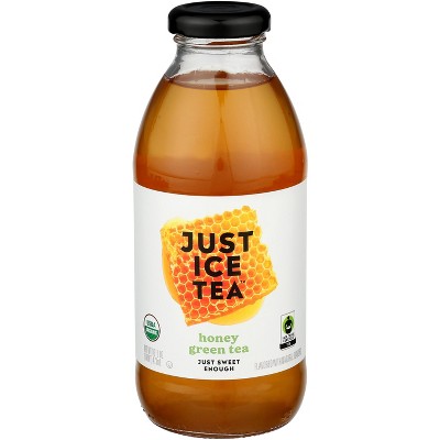Just Ice Tea Tea Honey Green Organic - Pack of 12 - 16 fo