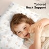 KeaBabies Jumbo Toddler Pillow with Pillowcase, 14X20 Soft Organic Toddler Pillows for Sleeping, Kids Travel Pillow - 4 of 4