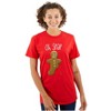 Funny Christmas Oh Snap Gingerbread Graphic T Shirt Men or Women Brisco Brands - 2 of 4