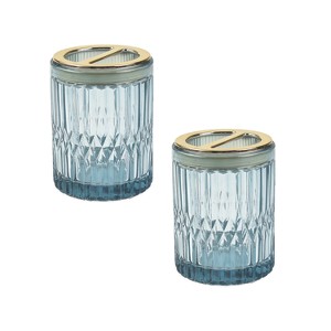 Cameo Toothbrush holder, Holds Your Toothbrushes and Toothpaste, Non-Slip Protective Silicone Feet - 1 of 4