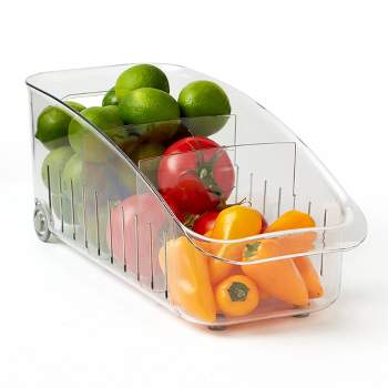 YouCopia 6" BPA-Free Plastic RollOut Fridge Drawer - Clear