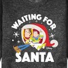 Men's - Toy Story - Woody and Buzz Waiting For Santa Graphic Fleece Sweatshirt - 2 of 4