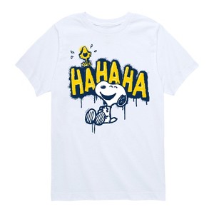 Boys' - Peanuts - Ha Ha Graffiti Short Sleeve Graphic T-Shirt - 1 of 4
