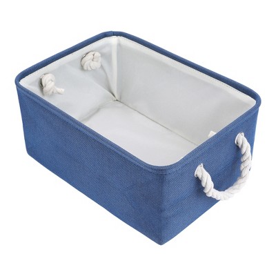 REGALWOVEN Cotton Collapsible Lightweight Sturdy Open Storage Bins 3 Pcs