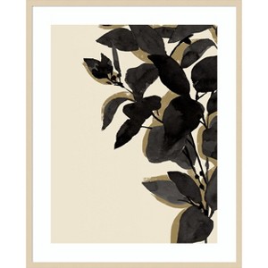 Amanti Art Ebony Branch II by Annie Warren Wood Framed Wall Art Print - 1 of 4