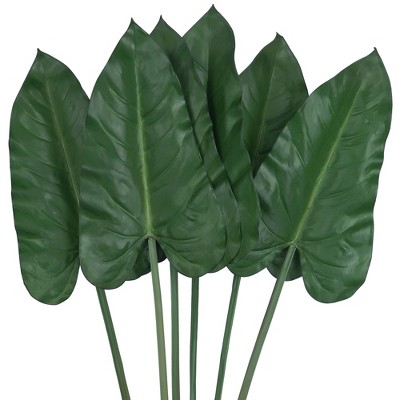 Unique Bargains Indoor Outdoor Home Office Artificial Plants 6 Pcs