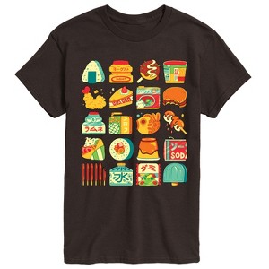 Men's - Instant Message - Japanese Snacks Oversized Short Sleeve Graphic T-Shirt - 1 of 4