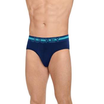 Jockey Men's Underwear Chafe Proof Pouch Microfiber 8.5 Long Leg Boxer B,  Deep Lagoon, S at  Men's Clothing store