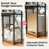 Bestier - 47inch Small Gaming Computer Desk with Shelves for Home Office - 3 of 4