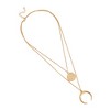 SOHI Women's California Gold The Cosmo Multi-Layer Necklace - 2 of 4