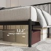 Homhougo Full Bed Frame, Gold Metal Platform Bed Frame with Headboard, Heavy Duty Metal Slat Support, Mattress Foundation, Noise Free Design, Gold - 4 of 4